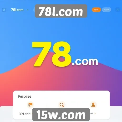 Interface do 78l.com é amigável e intuitiva